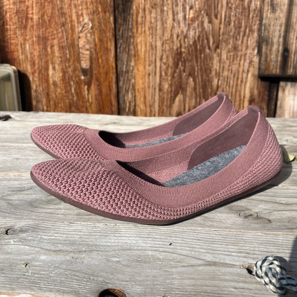 Allbirds Tree Breezer Flats – Mauve Pink | New, Never Worn, Size W9 - Picture 9 of 14